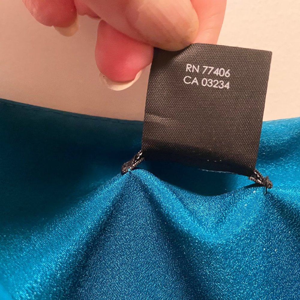 Club Monaco Teal Slip Dress - Picture 6 of 6